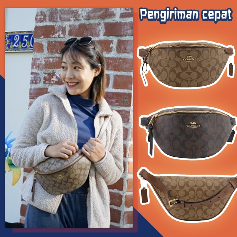 ！Coach Tas Pinggang / Tas Pinggang Wanita / F48740 / Tas Wanita / waistbag / Tas sabuk wanita
