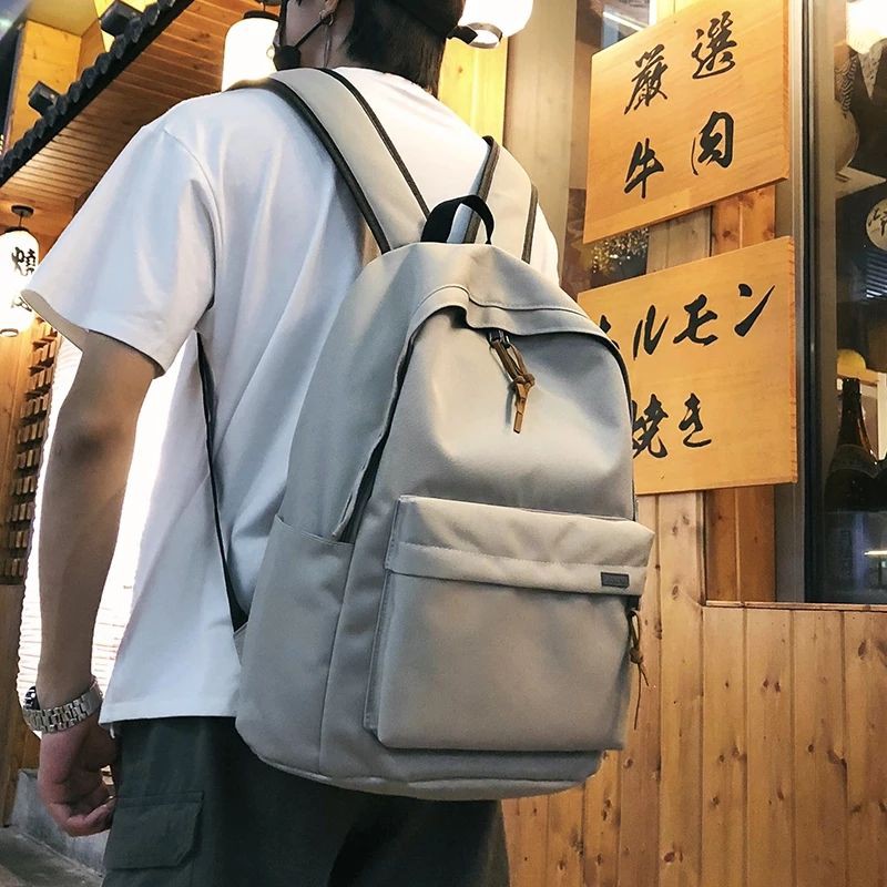 Polofelix Tas sekolah Color Backpack Basic Tas Ransel Sekolah Swag Simple Tapi Keren