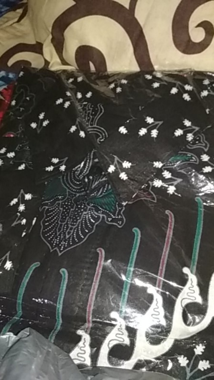 Batik Couple Gamis Batik Maura Sania Ruffle Ori Ndoro Jowi Dnt Size M L Xl All Size