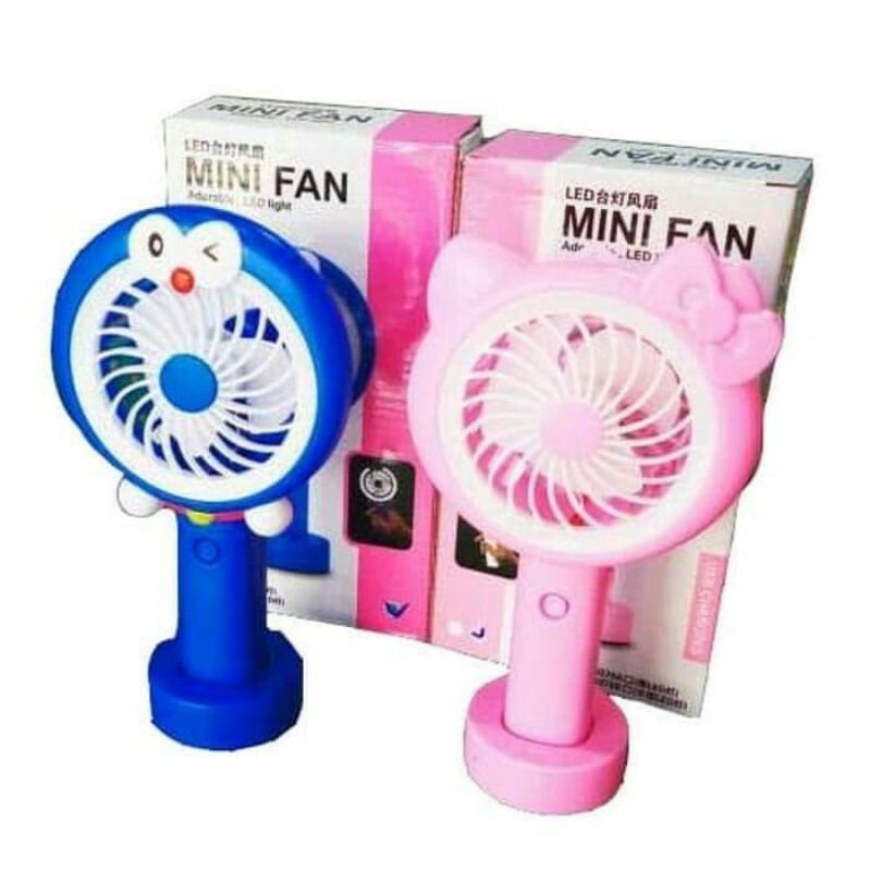 Kipas angin mini Fan portable Kipas SX-109 disertai Lampu dan pengisian daya Kipas Angin mini Fan