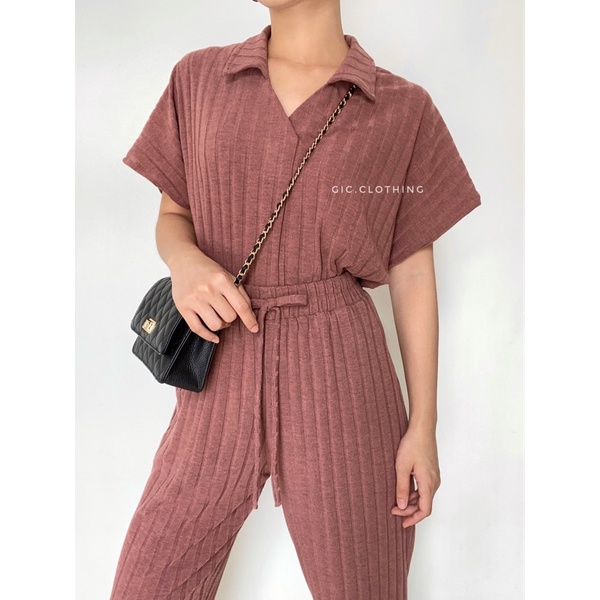 [GIC] Maudy Long Set-Rosewood