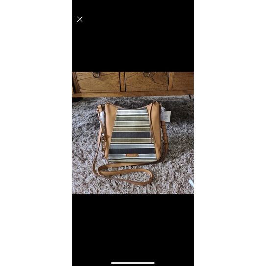 fossil preloved talia crossbody neutral