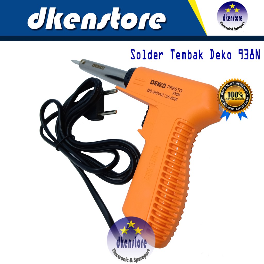 Solder Gun Tembak Dekko 938N Ori deko