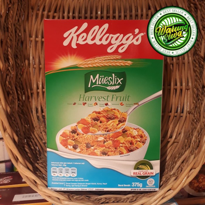 

Kellogg's mueslix harvest fruit 375 gram