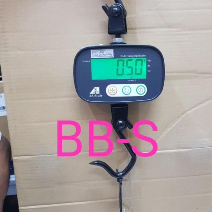 Timbangan gantung,timbangan digital 200 kg/ timbangan digital 200kg