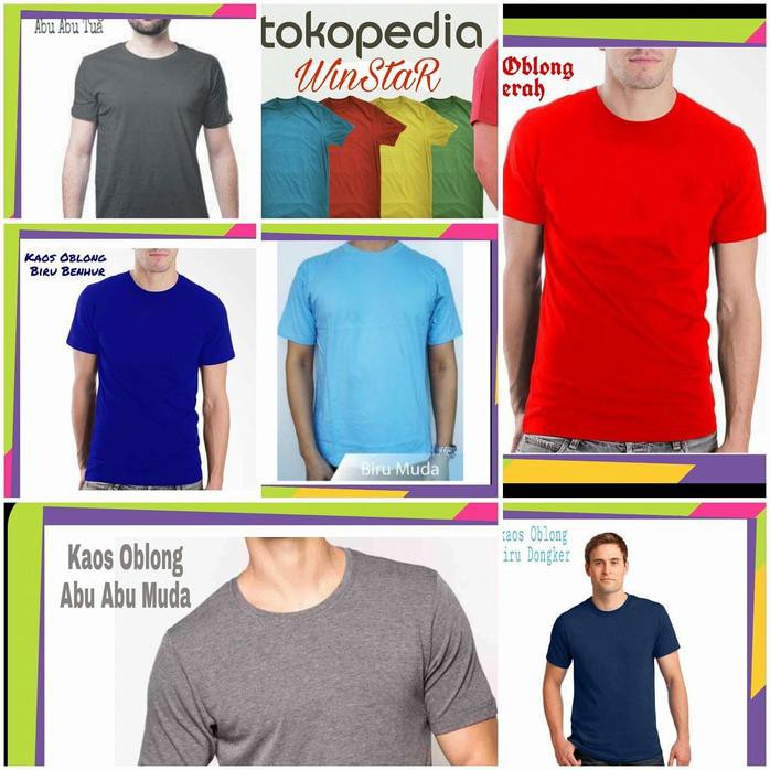 Grosir Kaos Oblong Polos – Kaos Polos Warna Abu Abu Tua