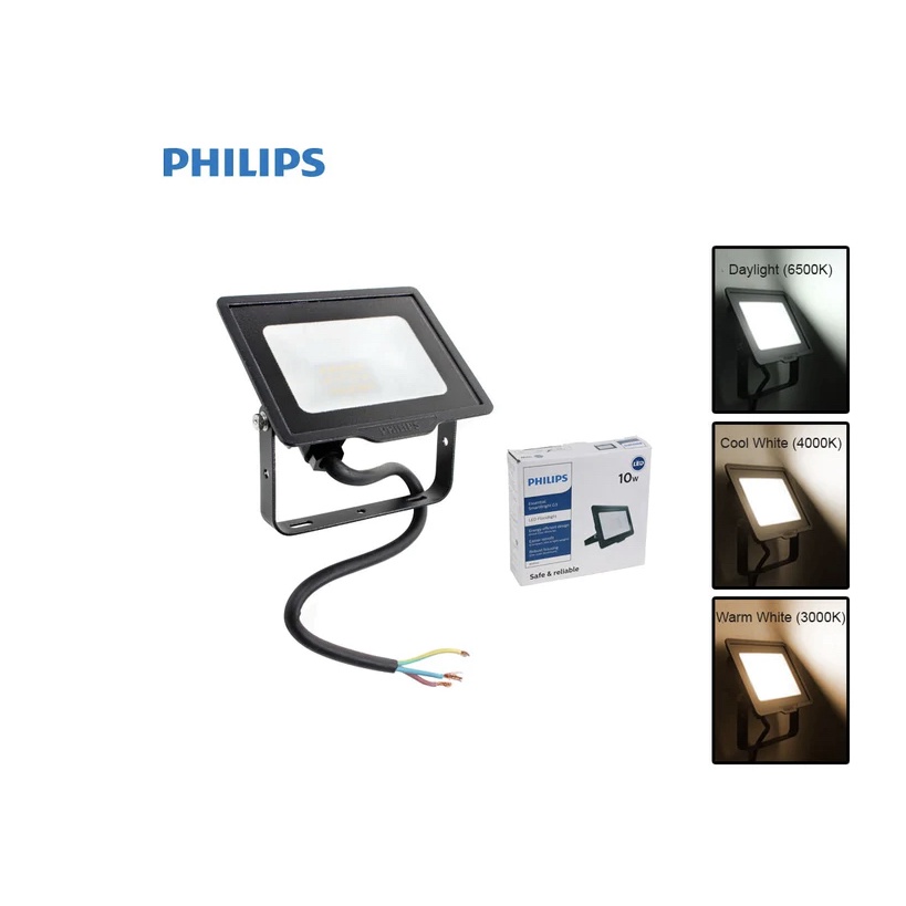 PHILIPS BVP150 G2 Essential SmartBright Lampu Sorot LED 10W