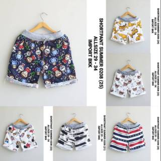  CELANA  PENDEK SUMMER 0208 IMPORT  CELANA  PENDEK COWOK 