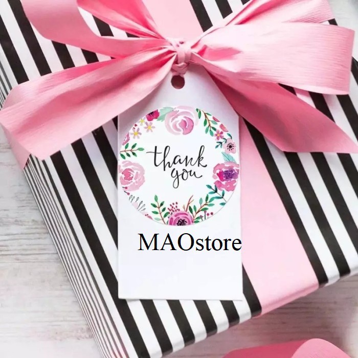 

MAOSTORE STIKER THANK YOU STIKER KEMASAN STIKER WEDDING SRW26