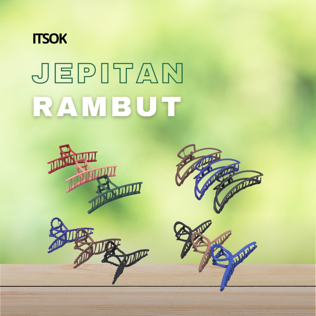 ITSOK Jepit Rambut Korea / Jedai Rambut / Jepitan Rambut Korea / Jepit Rambut Wanita