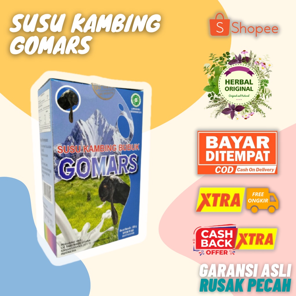 

[COD] ASLI SUSU KAMBING ETAWA ORGANIK BUBUK | GOMARS - BPOM ORIGINAL