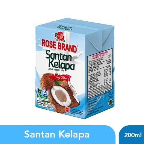 SANTAN KELAPA ROSE BRAND 200 ML COCONUT MILK HALAL