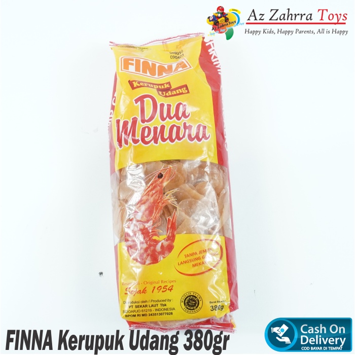 

FINNA Kerupuk Udang DUA MENARA Kecil 380gr