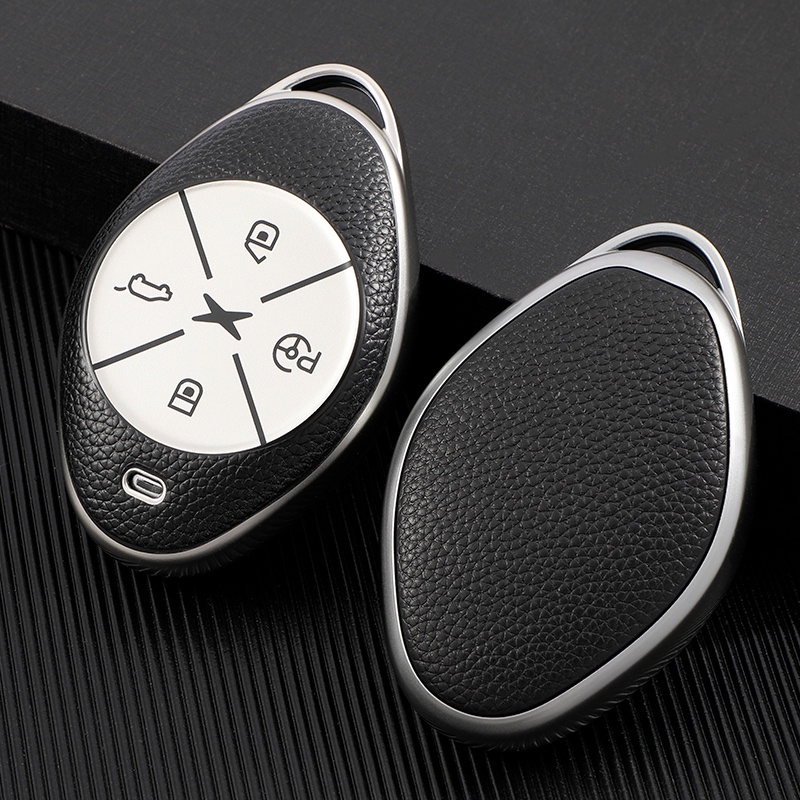 Case Pelindung Remote Kunci Mobil Bahan Kulit TPU Untuk Xpeng G3 460 P7 520 New Xiaopeng G3