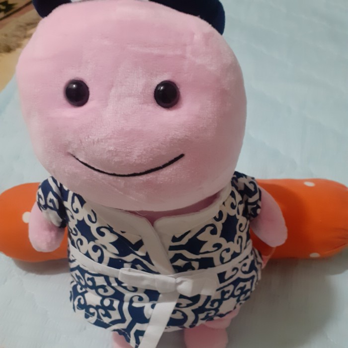 Hot Sale Boneka Jibang Kostum Batik Cowok Like New Termurah