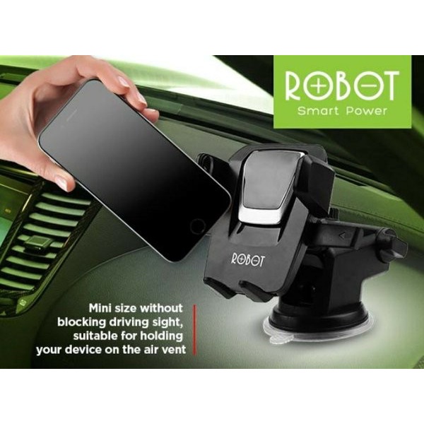 ROBOT CAR HOLDERR RT-CH03 360° ROTATABLE CAR STENT FOR IOS/ANDROID