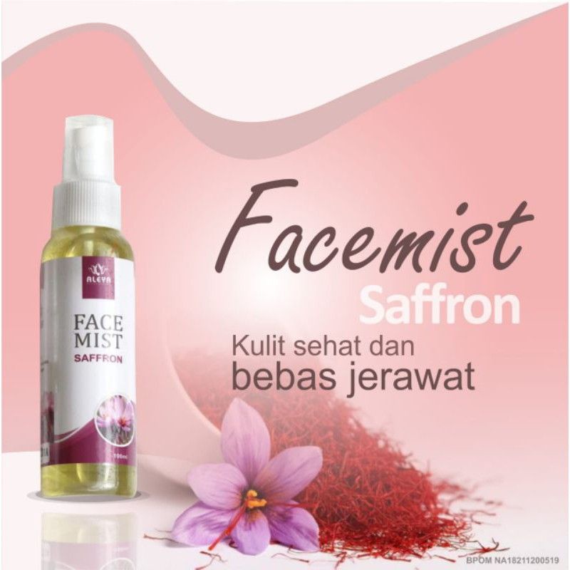 Face mist saffron aleya BPOM