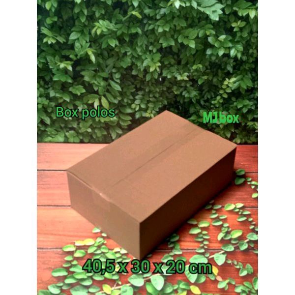 

kardus karton uk 40,5x30x20 cm.... ST single wall box packing serbaguna kualitas PREMIUM