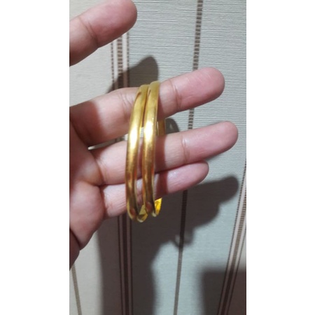 Gelang Keroncong 15 gr Emas London LM 24k 99,9% Lumiana Siregar Mas Toba