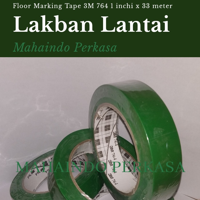 

Promo Lakban Lantai 3M 764 Floor Marking Tape Hijau 1 Inchi X 33M Terlaris