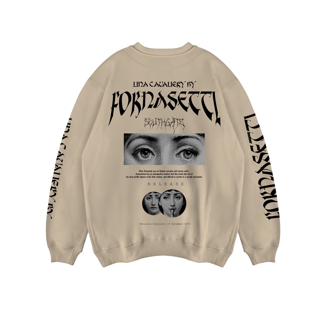 Southgate FORNASETTI CREWNECK - CREAM