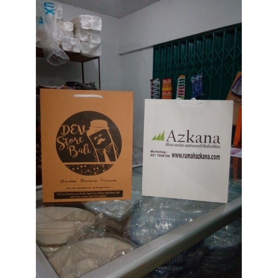 

tas kertas paperbag souvenir sablon paper bag murah meriah