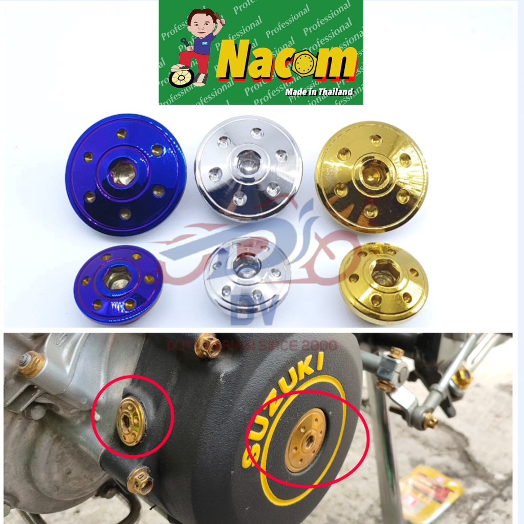 NACOM DV COIN MAGNET SATRIA FU 150 ( KARBU )