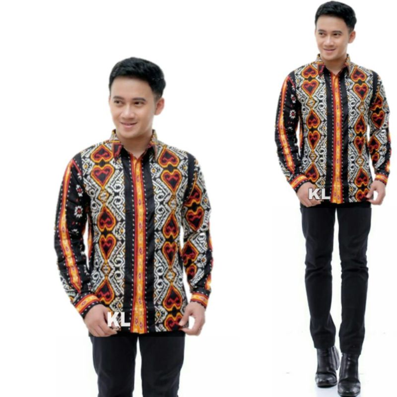 BATIK COUPLE DRESS BATIK BROKAT MAHADEWI