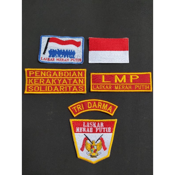 bordiran Laskar merah putih