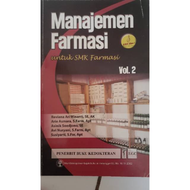 Jual Manajemen Farmasi Vol.2 (Smk Farmasi) | Shopee Indonesia