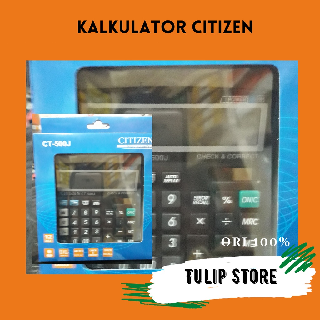 

Kalkulator Citizen CT-500J - Calculator Citizen 12 Digit