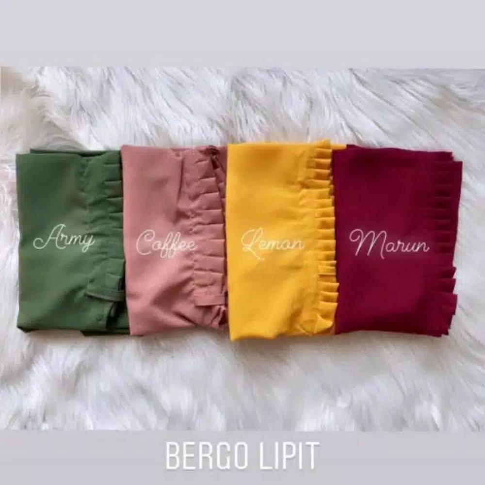 Bergo Maryam Lipit-Bergo Lipit Marayam-Matt Diamond