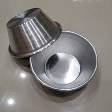 mangkok kobokan aluminium 1 PCS / cetakan nasi tim / kobokan