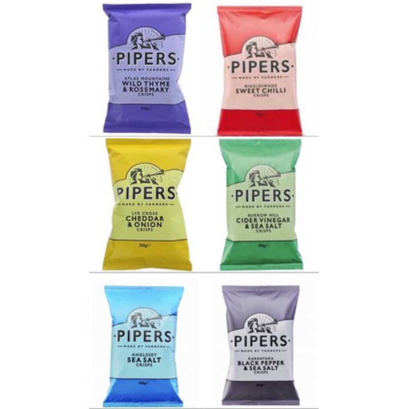 

PIPERS CHIPS MADE BY FARMERS SERIES 150gr