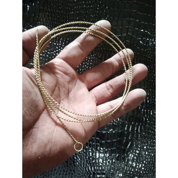 TALI KUNINGAN ASESORIS GAGANG WARANGKA PISAU GOLOK