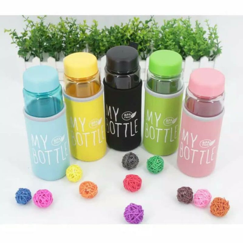 NEW WARNA my bottle pouch busa /infused water/botol minum bahan plastik tritan