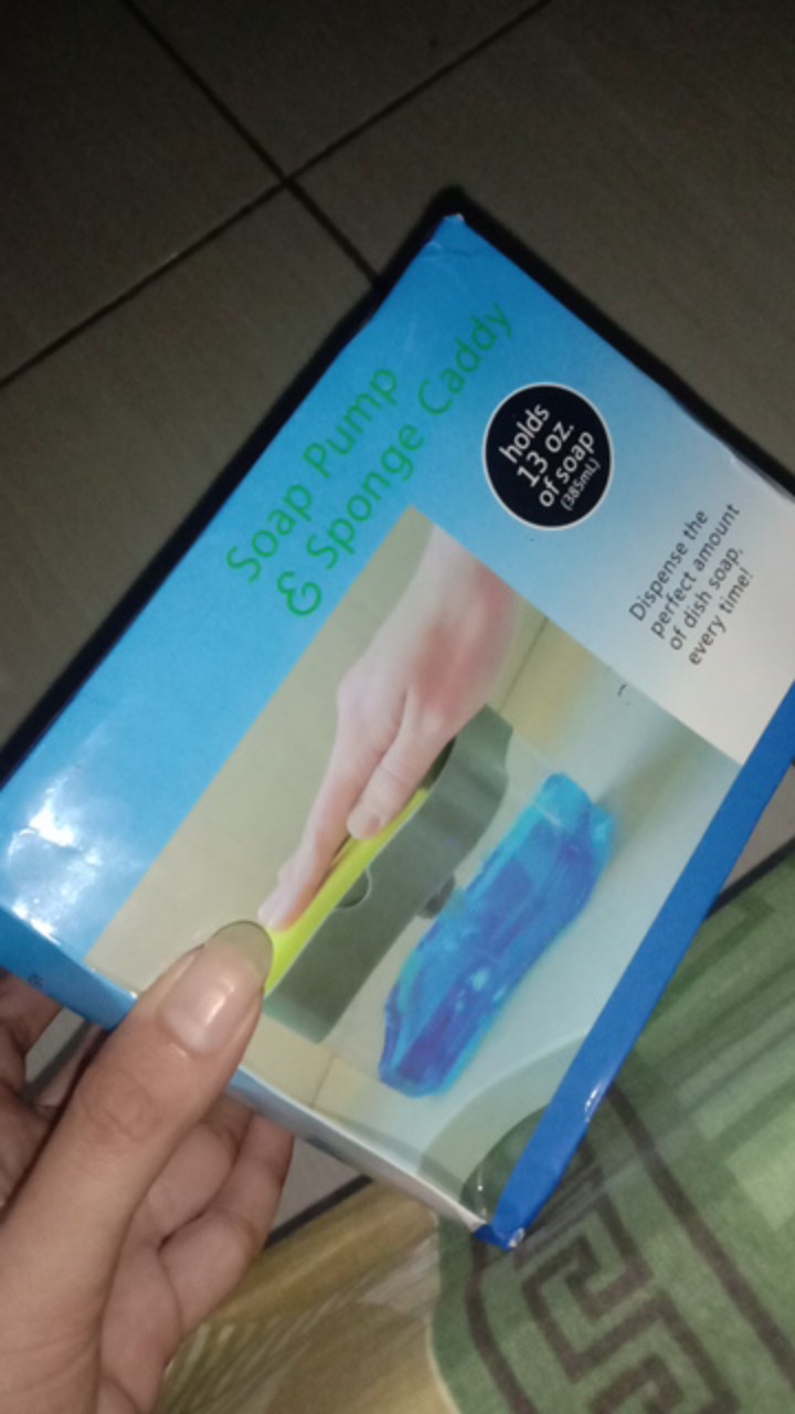 Soap Pumpholder Spons Dispenser Sabun Peralatan Dapur