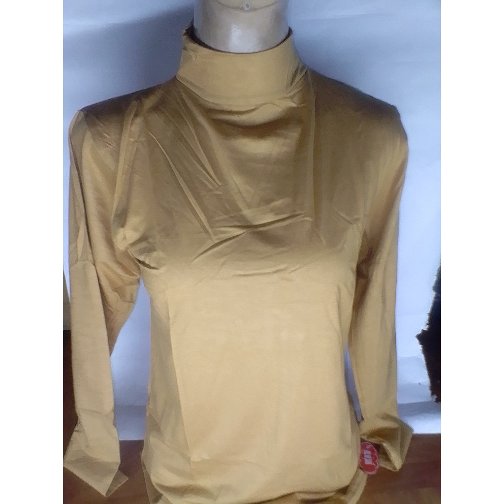 manset baju bahan kaos rayon kuning kunyit