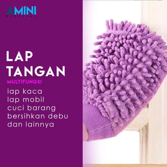 Sarung Tangan Microfiber Kain Lap