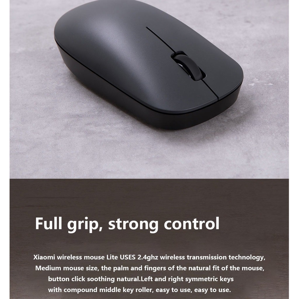 Mouse Wireless Mi Mouse 2 / Mi Mouse Lite Aksesoris Komputer &amp; Laptop