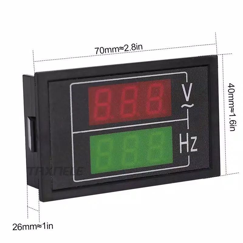Volt meter digital AC 100-300V 10hz-100hz frequency hz