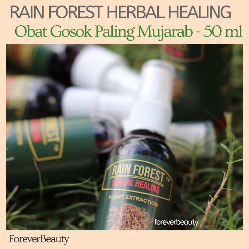 Garansi ASLI 100%  Rain Forest Herbal Healing 50 ml, Obat Gosok Paling Mujarab