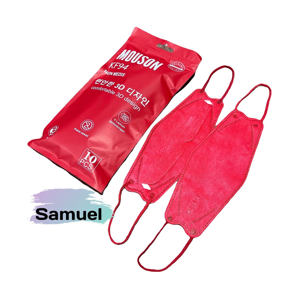 kf94 / masker / masker mouson / kf94 mouson / masker kf94 mouson / masker face mask 10pcs / masker kesehatan