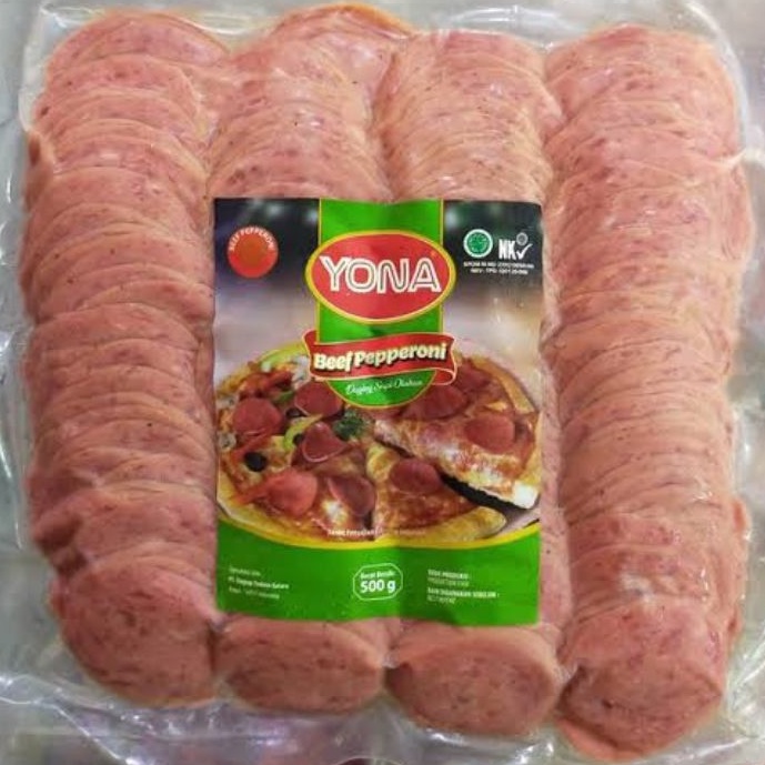 

Yona Beef Pepperoni 500gr