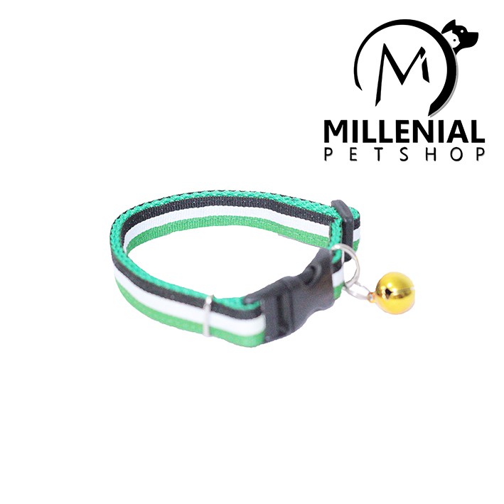 Kalung Kucing Anjing Motif Bel Polos Lonceng Polos Warna Random