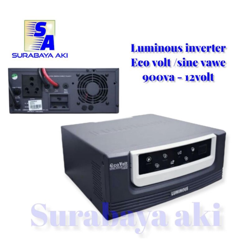 Inverter Luminous Eco Volt 900va Pure Sine Wave ecovolt 900 va