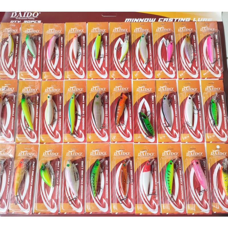 Umpan casting lure  DAIDO Panjang 6/7cm warna random