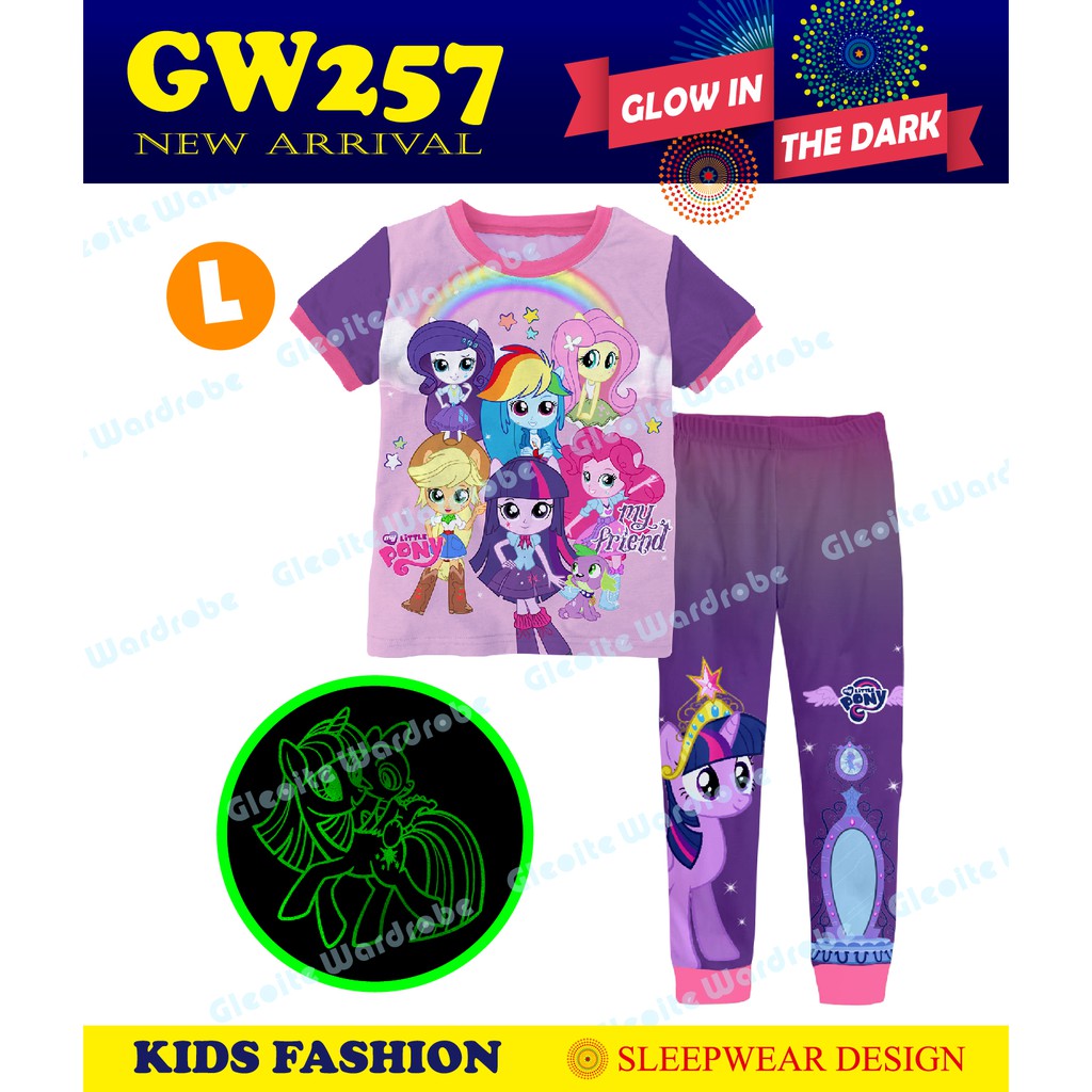 GW257-L - Piyama Anak - My Little Pony Human size 95-140