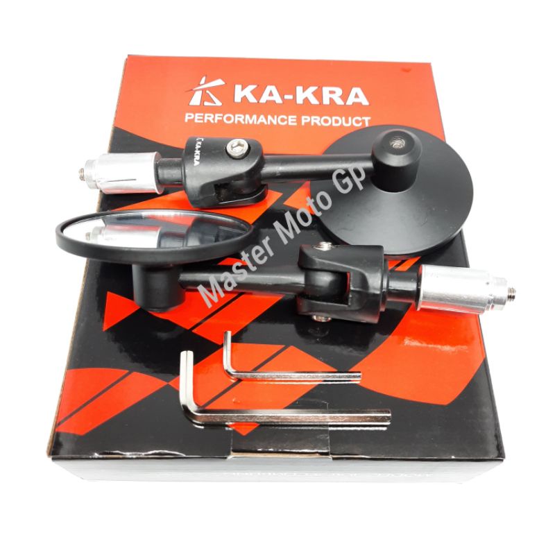 Kaca spion Bar end Ka-kra performance product Spion jalu Tracker 6012 flexible Ka-kra