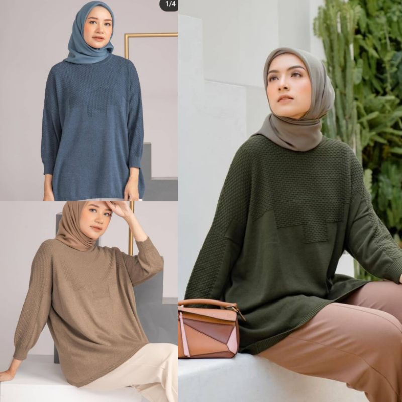 Bamboo Knit Chic Brown LXL, Pasific Blue L/XL, Basil L/XL, Black SM, Suri Blouse, Rumman Long Shirt 